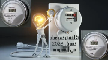 تكلفة تركيب عداد كهرباء 2023 الجهد الجديد بالسعودية وخطوات طلب عداد كهرباء بصك