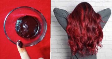 صبغ الشعر باللون الأحمر الكستنائي بطريقة طبيعية في المنزل بدون كوافير وبدون صبغات كيماوية تلوين طبيعي