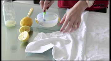 طريقة سحرية لتنظيف الملابس البيضاء من البقع والاصفرار هتبقى بتلمع وكانها جديدة بدون تكاليف ولا مجهود
